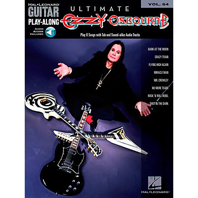 Hal Leonard Ultimate Ozzy Osbourne - Guitar Play-Along Series, Volume 64 (Book/Online Audio)
