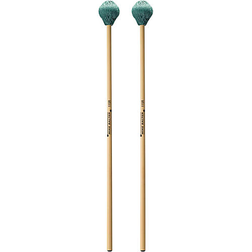 Balter Mallets Ultimate Series Rattan Handle Marimba Mallets Medium Soft Aqua Polyester