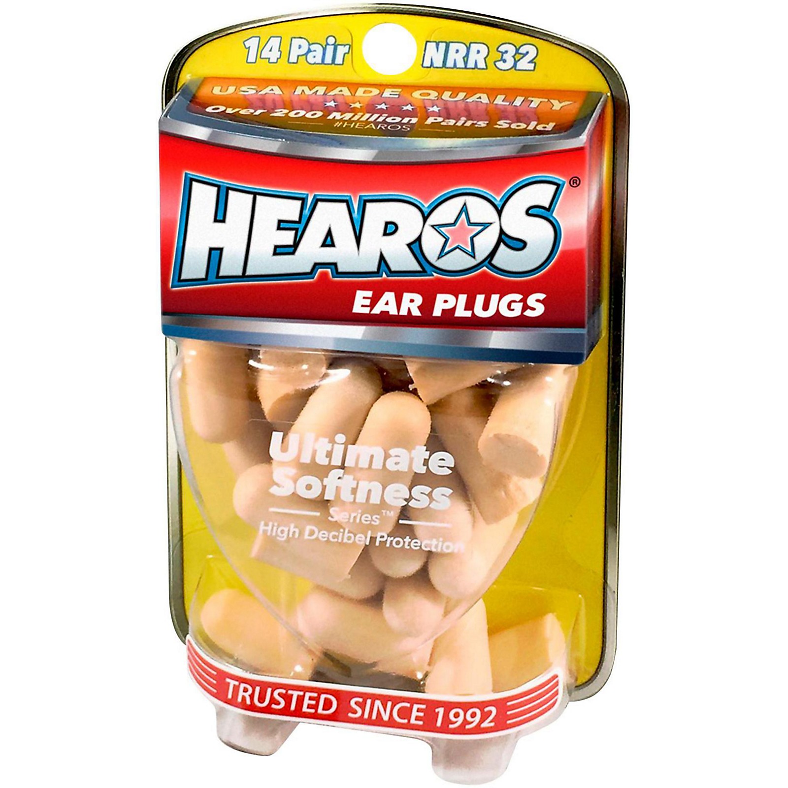 Hearos Ultimate Softness Series Ear Plugs 14-Pair | Musician's Friend