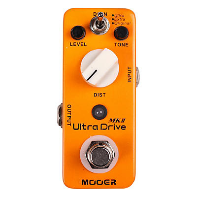 Mooer Ultra Drive MKII Micro Distortion Guitar Effects Pedal