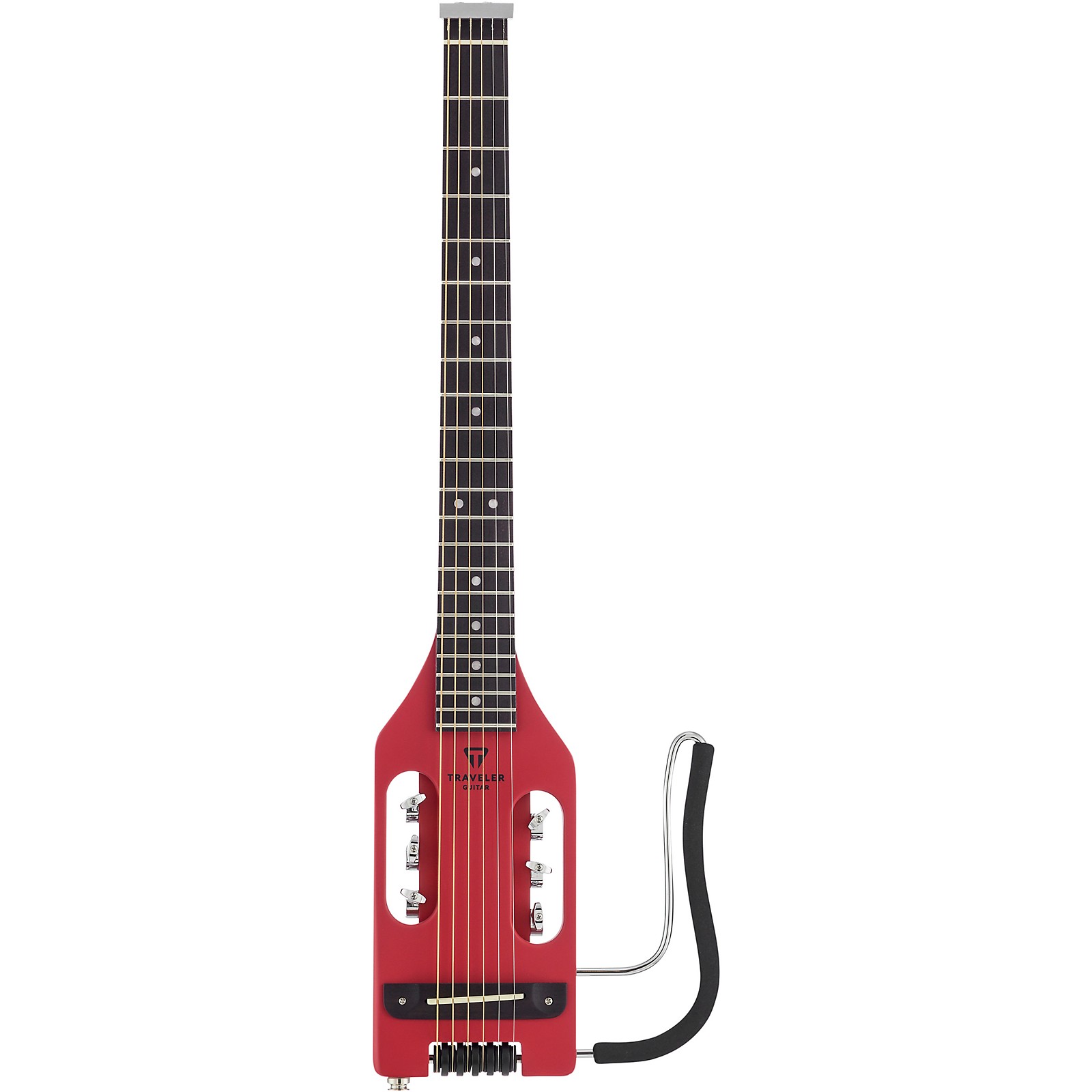 red travel guitar electric