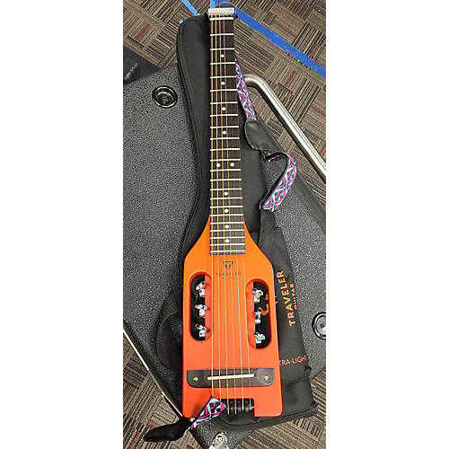 Traveler Guitar Ultra Light Acoustic Guitar Fiesta Red