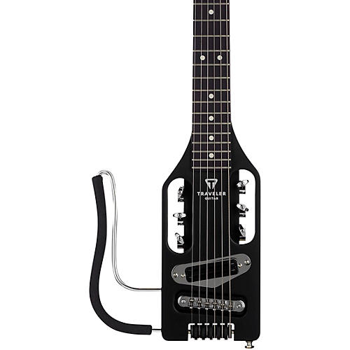 Traveler Guitar Ultra-Light Electric Left-Handed Electric Travel Guitar Matte Black