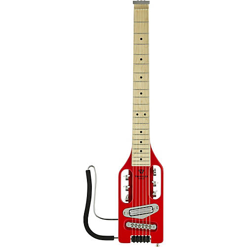 Traveler Guitar Ultra-Light Electric Left-Handed Electric Travel Guitar Torino Red