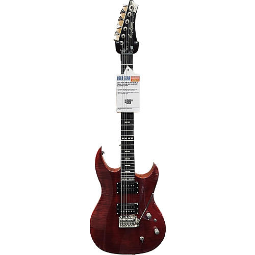 Hagstrom Ultra Lux XL-2 Solid Body Electric Guitar Trans Crimson Red