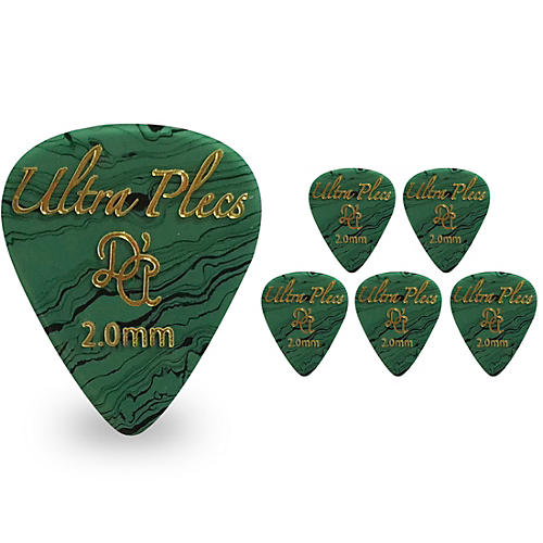 D'Andrea Ultra Plecs Gemstone Picks 2.0 mm 6 Pack