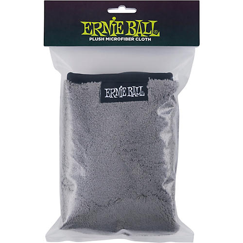 Ernie Ball Ultra-Plush Microfiber Polish Cloth Gray