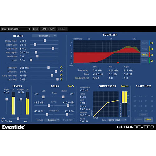 Eventide UltraReverb Native Plug-in Software Download