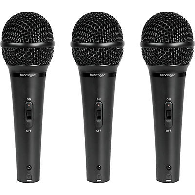 Behringer Ultravoice XM1800S Microphone 3-Pack