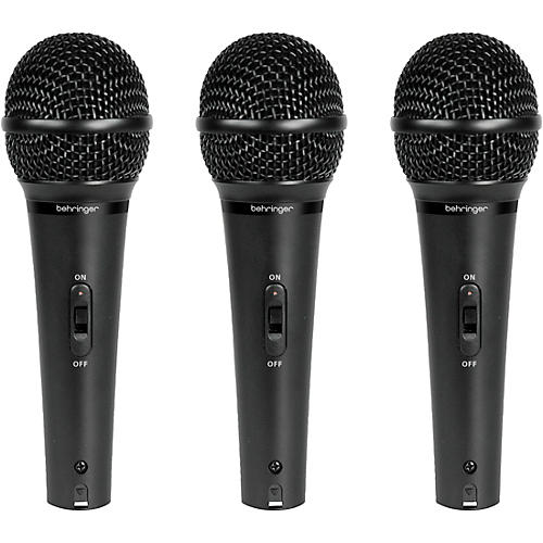 Behringer Ultravoice XM1800S Microphone (3-Pack)