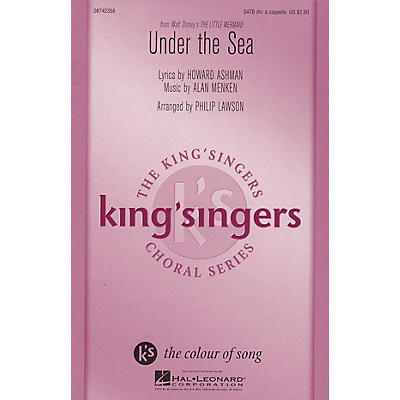 Hal Leonard Under the Sea (from The Little Mermaid) SATB DV A Cappella arranged by Philip Lawson