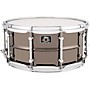 Ludwig Universal Series Black Brass Snare Drum With Chrome Hardware 14 x 6.5 in.