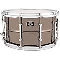 Ludwig Universal Series Black Brass Snare Drum With Chrome Hardware 13 x 7 in.14 x 8 in.
