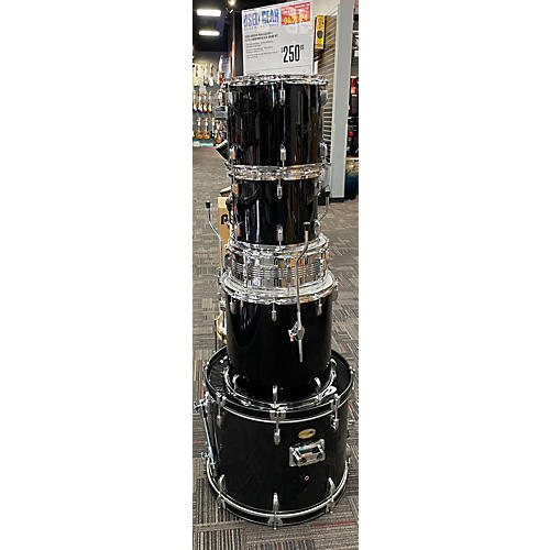 Groove Percussion Unknown Drum Kit Black