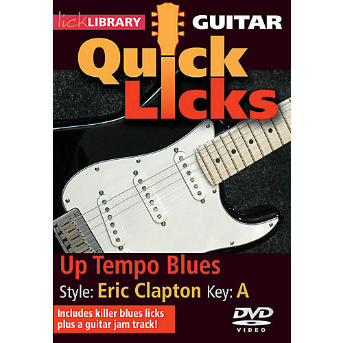 Licklibrary Up Tempo Blues - Quick Licks (Style: Eric Clapton; Key: A) Lick Library Series DVD by Michael Casswell