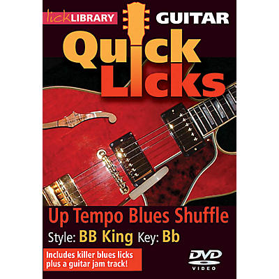 Licklibrary Up Tempo Blues Shuffle - Quick Licks Lick Library Series DVD Written by Stuart Bull