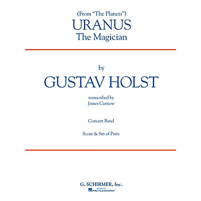 G. Schirmer Uranus (Score and Parts) Concert Band Level 4-5 Composed by Gustav Holst