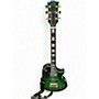 Used 10s LP Style Green Solid Body Electric Guitar Green