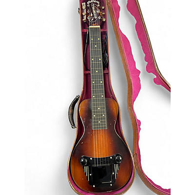 Used 1930s Oahu ToneMaster Lap Steel w/ amp Pair Faded Tobacco Lap Steel