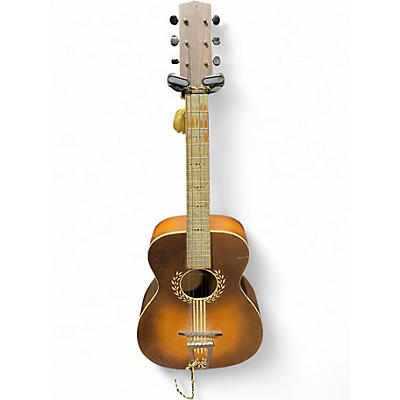 Used 1930's Supertone ACOUSTIC GUITAR Vintage Sunburst Acoustic Guitar