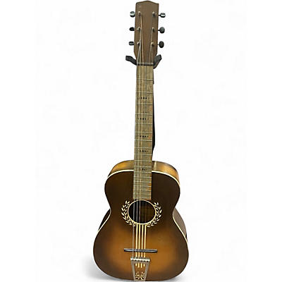 Used 1937 Supertone Parlor Sunburst Acoustic Guitar