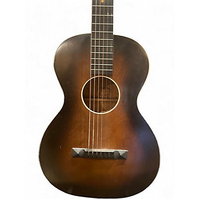 Used 1950s Oahu Publishing Co SQUARE NECK PARLOR DOBRO 2 Color Sunburst Resonator Guitar