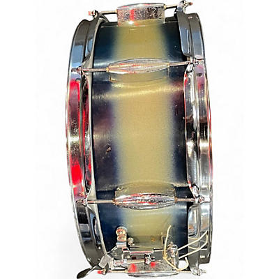 Used 1950s Slingerland 5.5X14 Radio King Snare Blue Mist Drum