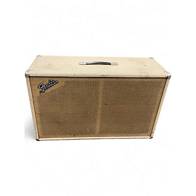 Used 1960s Fender Bassman 2x12 Smooth Blonde Guitar Cabinet