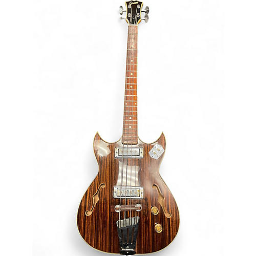 Used 1960s Greco ROSEWOOD Walnut Electric Bass Guitar Walnut