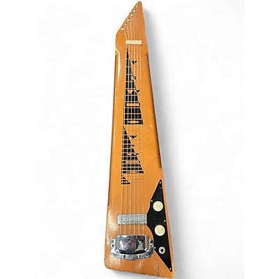 Used 1960s Harmony H-1 Metallic Orange Lap Steel