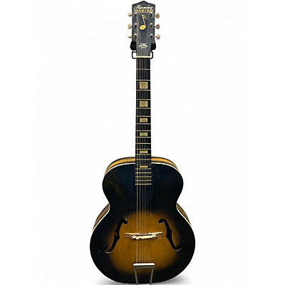Used 1960s Harmony VINTAGE H945 MASTER 2 Color Sunburst Acoustic Guitar