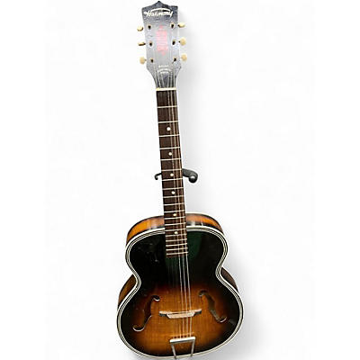 Used 1960s Harmony h1215 2 Color Sunburst Acoustic Guitar