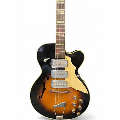 Used 1960s Kay 1960S WINGSTER 2 Color Sunburst Hollow Body Electric Guitar