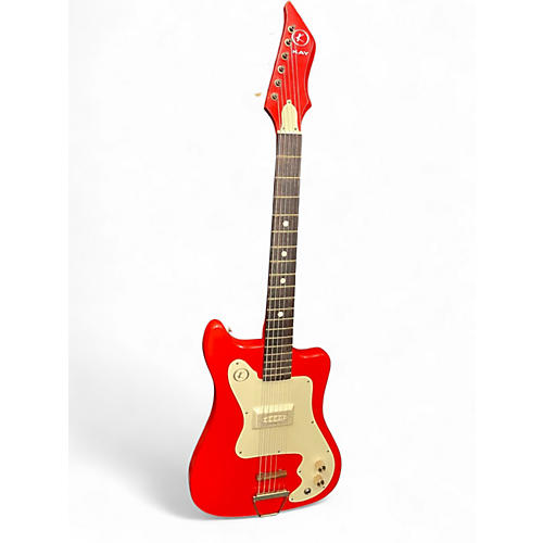Used 1960s Kay K310 RED Solid Body Electric Guitar RED