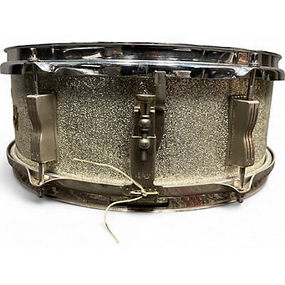 Ludwig Used 1960s Ludwig 14in PIONEER Silver Sparkle Drum