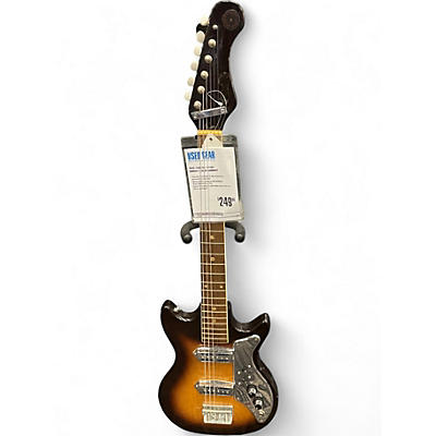 Used 1960s Mij Cipher Ranger 2 Color Sunburst Solid Body Electric Guitar