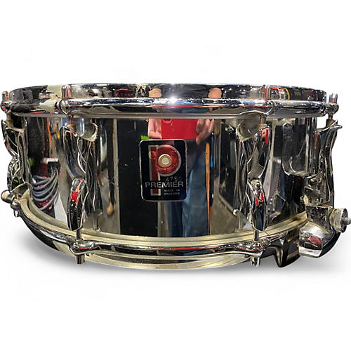 Used 1960s Premier 14in 2000 Silver Drum Silver 33