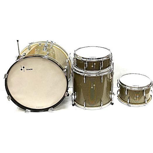 Used 1960s SONOR 4 piece CHICAGO STAR KRYSTALL Drum Kit KRYSTALL