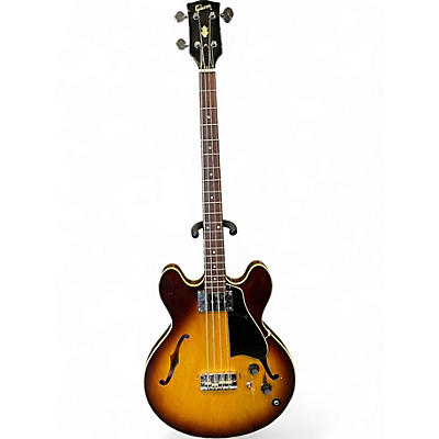 Used 1968 Gibson EB2 3 Tone Sunburst Electric Bass Guitar
