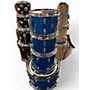 Used Ludwig Used 1969 Ludwig 4 Piece STANDARD blue sparkle Drum Kit blue sparkle