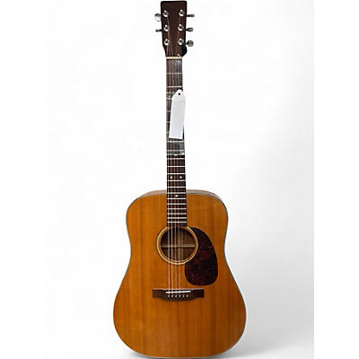 Used 1969 Martin D-18 Natural Acoustic Guitar