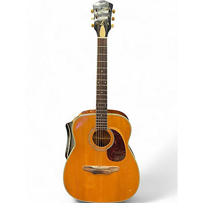 Harmony Used 1970 Harmony H1260 Sovereign  Natural Acoustic Electric Guitar