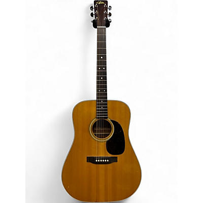 Used 1970s Aria 9400 Natural Acoustic Guitar
