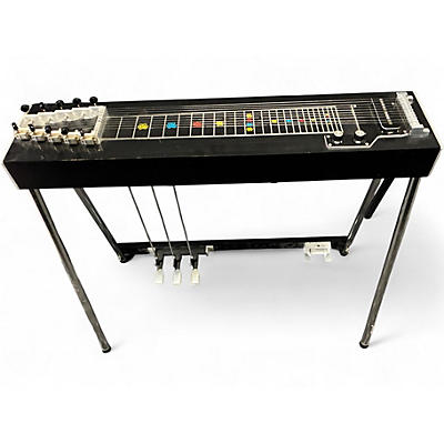 Used 1970s Emmons Student Pedal Steel S10 Black Lap Steel