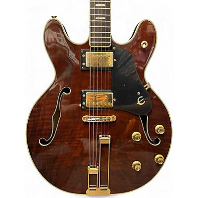 Used 1970s Epiphone EA255 Walnut Hollow Body Electric Guitar