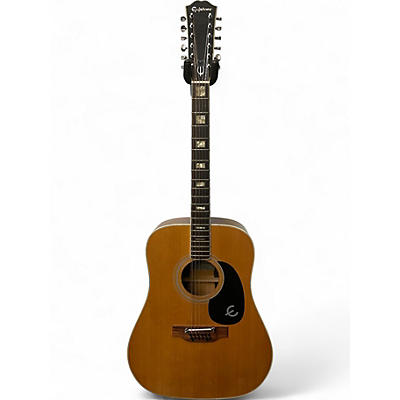 Used 1970s Epiphone FT-565 Natural 12 String Acoustic Guitar