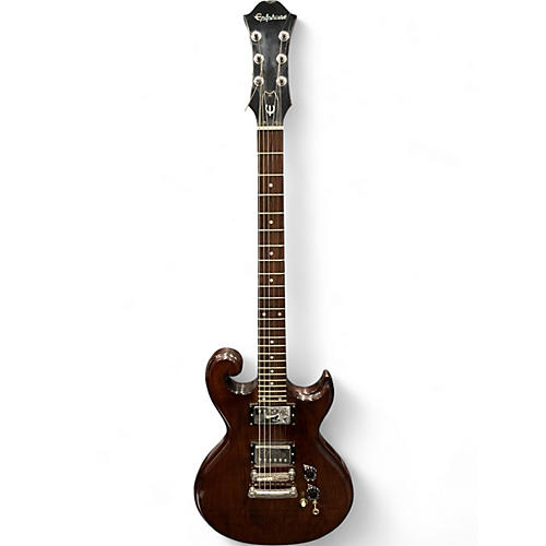 Used 1970s Epiphone SC450 Walnut Solid Body Electric Guitar Walnut