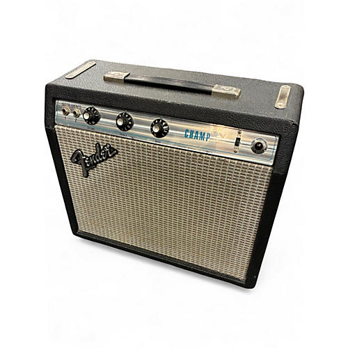 Used 1970s Fender Champ Tube Guitar Combo Amp