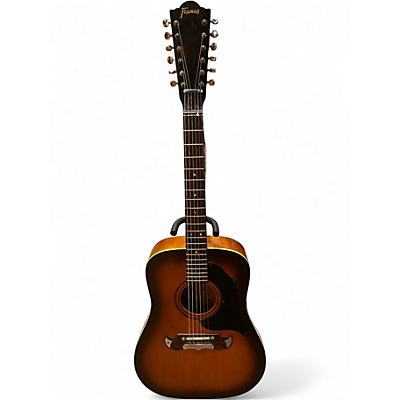 Used 1970s Framus Texan 5/296 2 Color Sunburst Acoustic Guitar