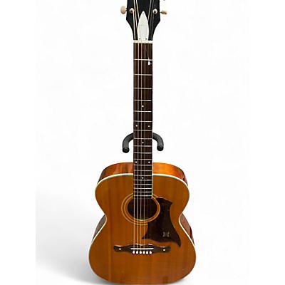 Used 1970s Harmony F-71 Vintage Natural Acoustic Guitar